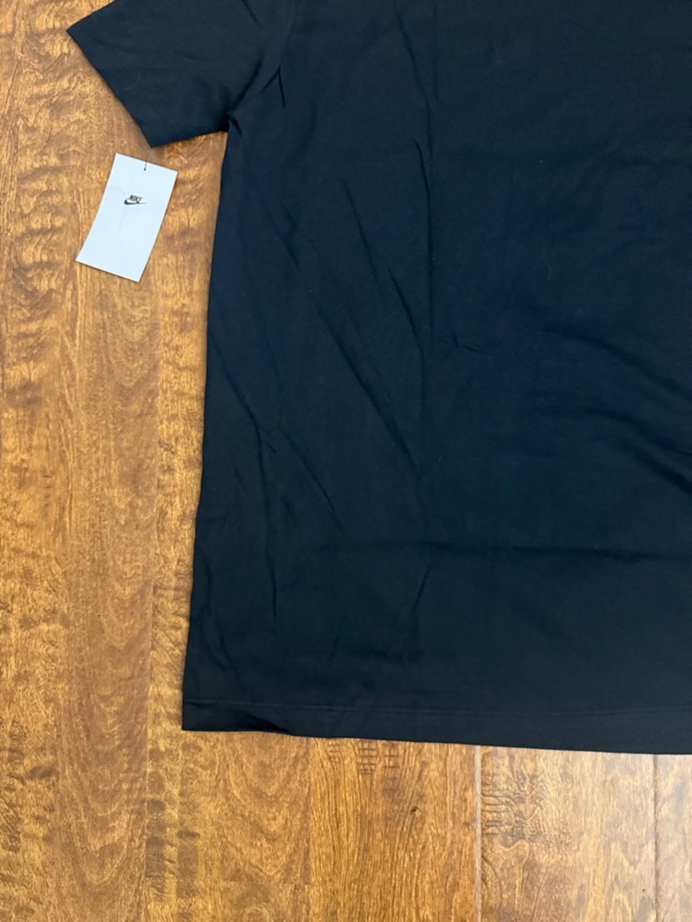 Nike Men’s Black Short Sleeve Tee with Orange Swoosh Multicolor Graphic Size L - Picture 16 of 16